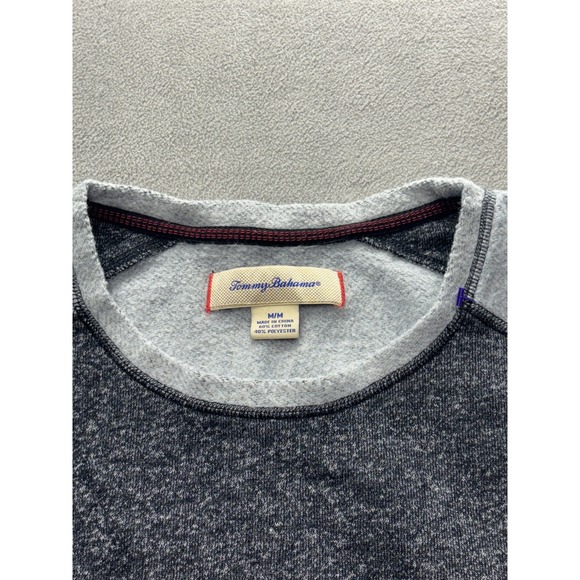 Tommy Bahama Mens Heathered Crew Neck Long Sleeve Sweatshirt Top M M - Picture 2 of 6